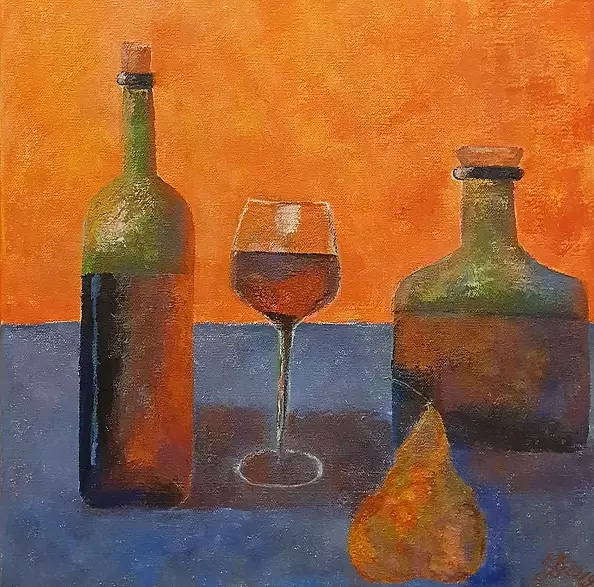 Edyta Jachowicz- Bąk - Martwa natura z karafką