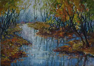 Teresa Mrugacz - Still life with a basket