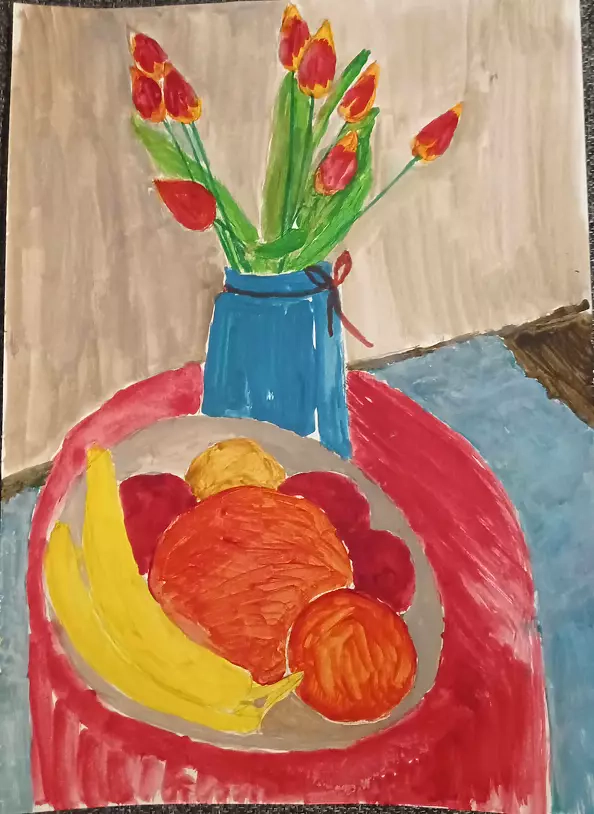 Agata Bojarska - Still life with flowers