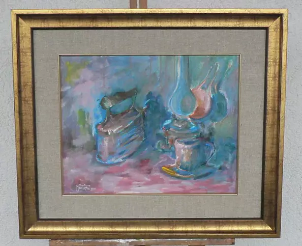 Dariusz Marzęta - Still life with lamp