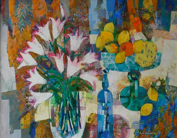 Alicja Słaboń Urbaniak - Still life with the lilies