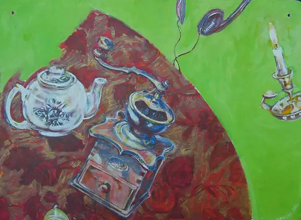 Krzysztof Swaryczewski - Still Life with grinder