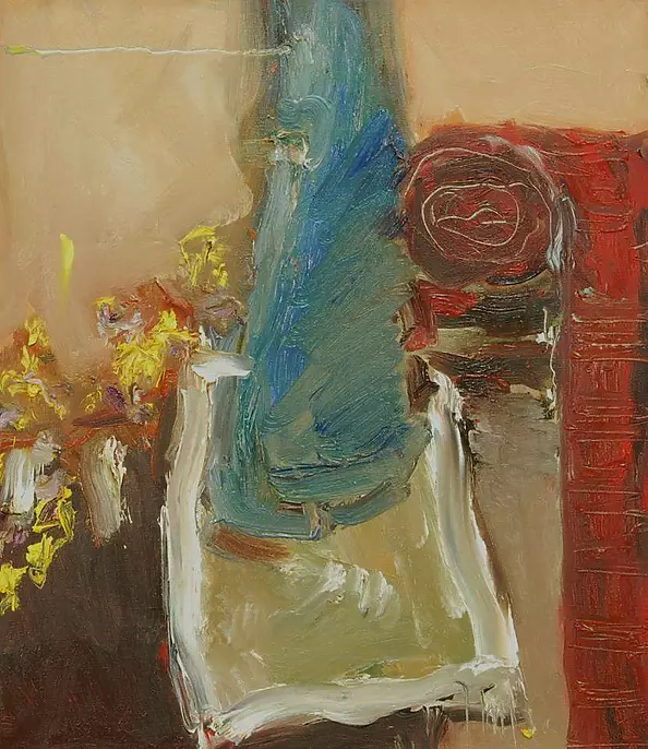 Jan Andrzej Walasek - Still life with blue vase.