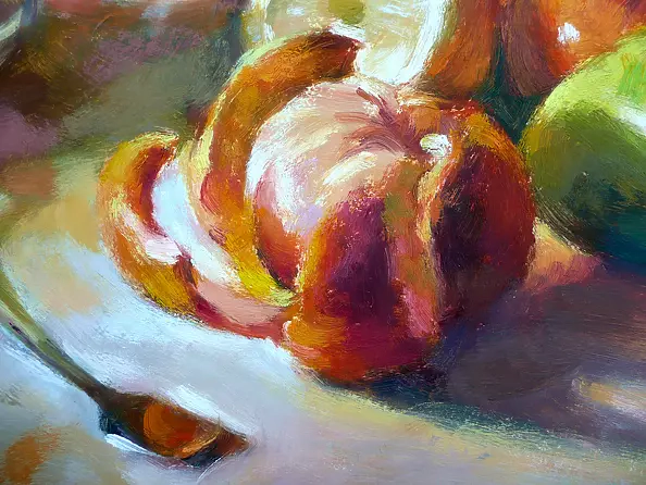 Barbara Gulbinowicz - Still life with a picture in the background