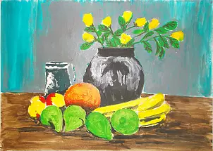 Agata Bojarska - Still life with fruit