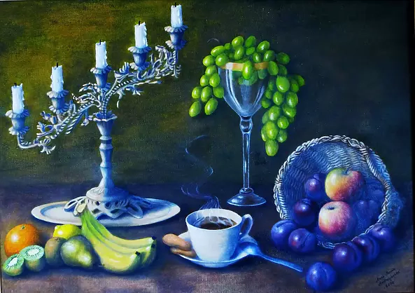 Anna Maria Modrzejewska - Still Life with Fruit