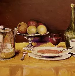 Zbigniew Matysek - Still life with fruit