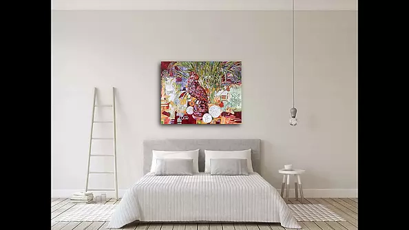 Joanna Szumska - Still life with a parrot