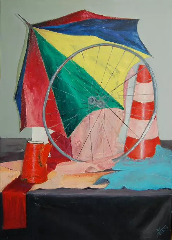 Elżbieta Petruk - Still Life with an umbrella