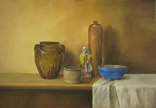 Maria Sadowska - Martwa natura z pielgrzymem