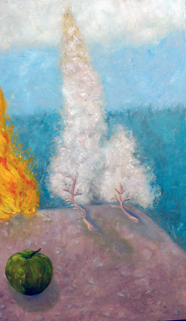 Elżbieta Goszczycka - Still life with flame