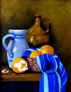   - Martwa natura z pomarańczami