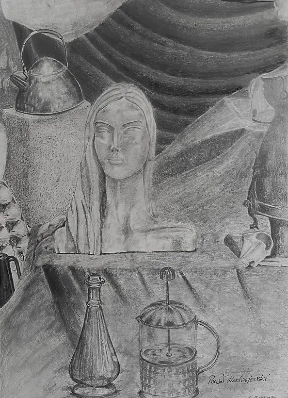 Paweł Modrzejewski - Still Life with a Bust