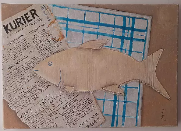 Jarosław Lubecki - Still life with a fish