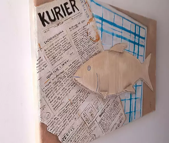 Jarosław Lubecki - Still life with a fish