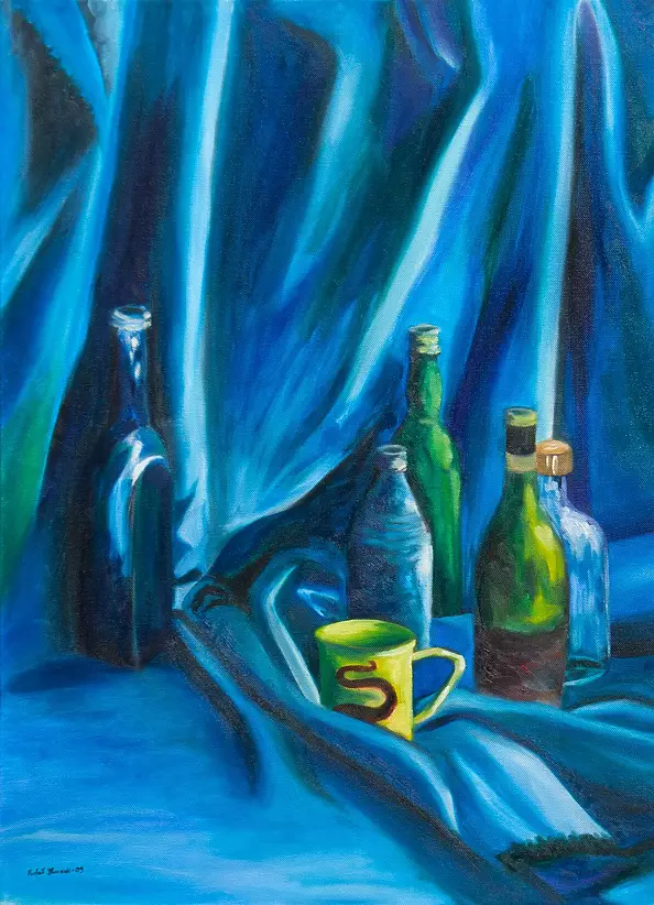 Rafał Huczek - Martwa natura z żółtym kubkiem