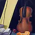 Anna Maria Modrzejewska - Still Life with Violin