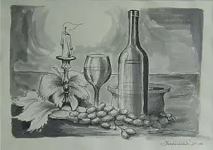   - Still life with a candle