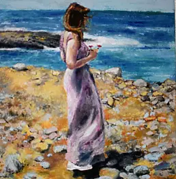 Magdalena Wozniak Melissourgaki - Dreaming on the beach