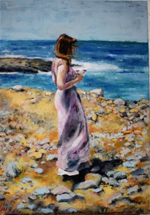 Magdalena Wozniak Melissourgaki - Dreaming on the beach