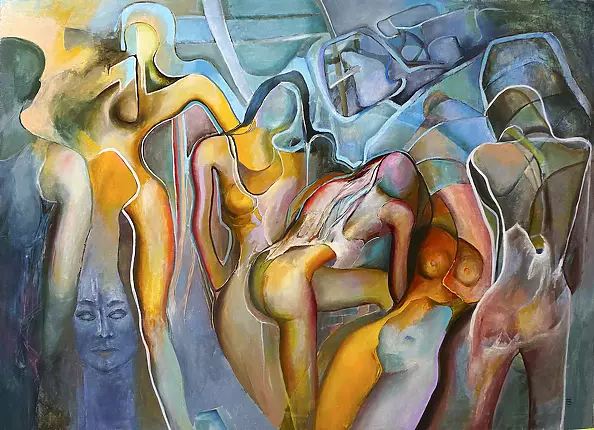 Anna Lupa Suchy - Maska indygo