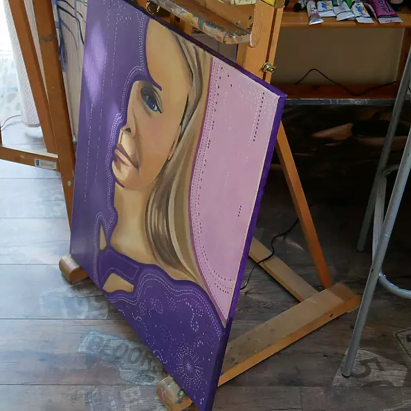 Jolanta Kitowska - Maski - Fiolet