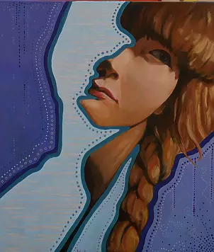 Jolanta Kitowska - Masks - Blue