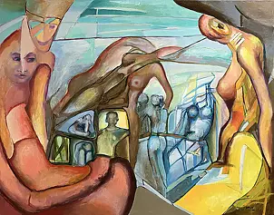 Anna Lupa Suchy - Sisyphus masks