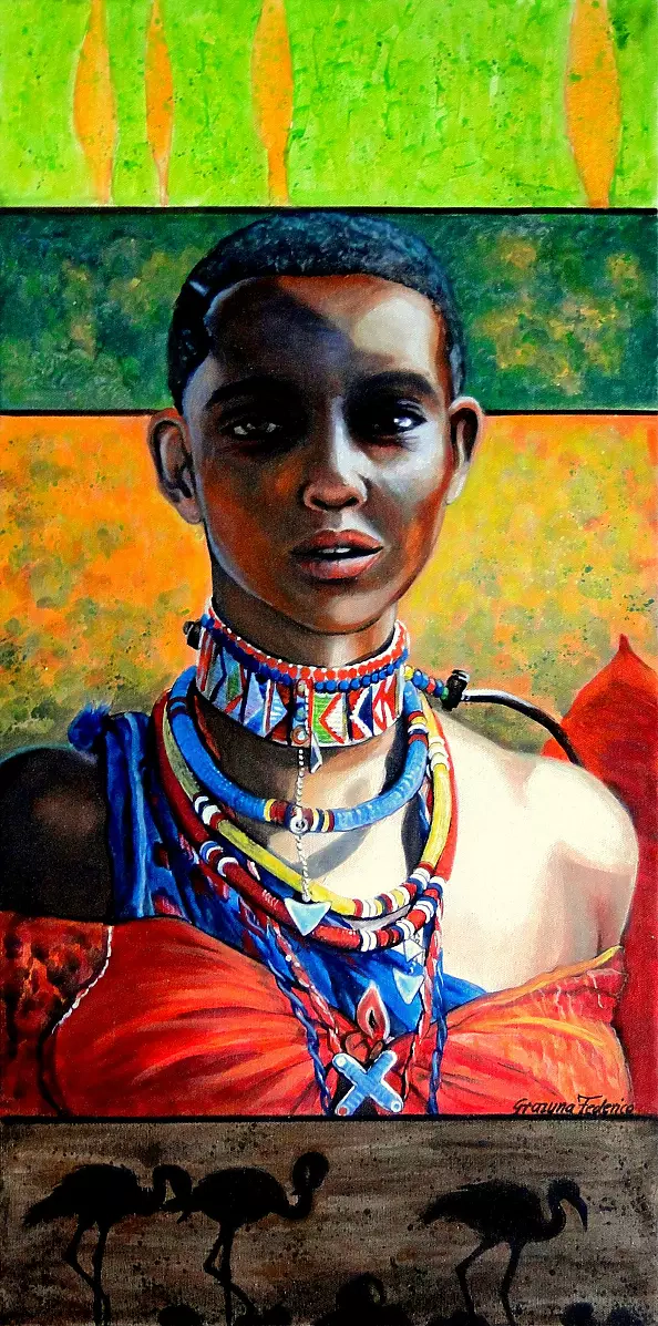 Grazyna Federico - Massai women