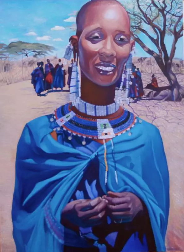 Tatyana Binovska - Massau Beauty in Blue 