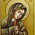 Malwina Wójcik - Our Lady of Sorrows - gemalt von bulgarischen Ikonen des neunzehnten Jahrhunderts