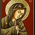Malwina Wójcik - Our Lady of Sorrows - painted on the basis of a 19th-century icon from Bulgaria