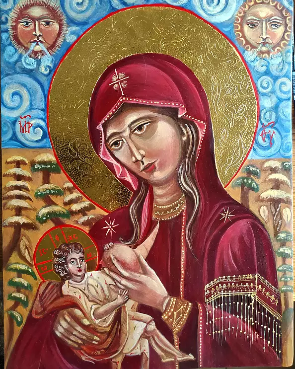 Michalina Drewniak Mosurek - Our Lady Feeding Galactotrophus