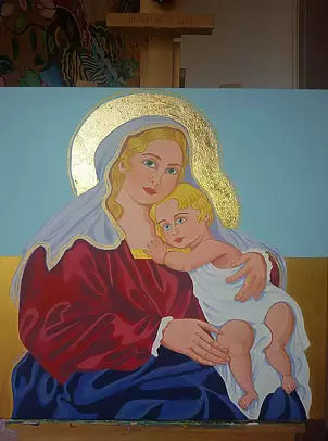 Aleksandra Gaweł Krajska - Our Lady from tickling