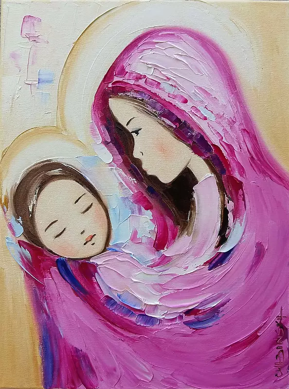 Ewa Boińska - Matka Boska z Dzieciątkiem