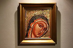 Eugeniusz Molski, Our Lady of Levoča, Acrylic painting - canvas, 32 x 36