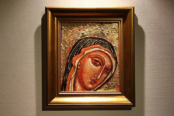 Eugeniusz Molski, Our Lady of Levoča, Acrylic painting - canvas, 32 x 36