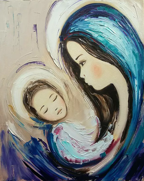 Ewa Boińska - Matka Boska z dzieciątkiem