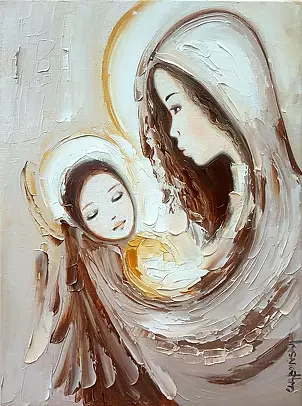 Ewa Boińska - Mutter Gottes mit dem Baby