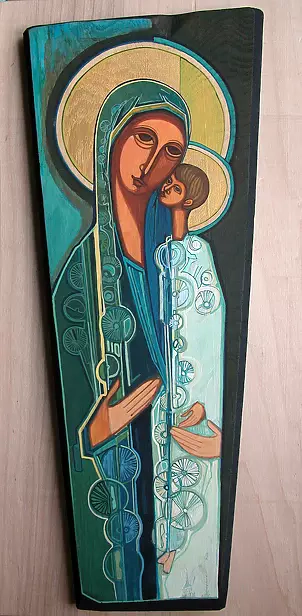 Stanisław Polaniak - Matka Boża boska Madonna z Dzieciątkiem