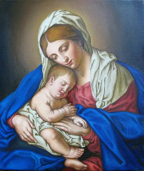 Michal Nastyszyn - Notre-Dame avec l'Enfant