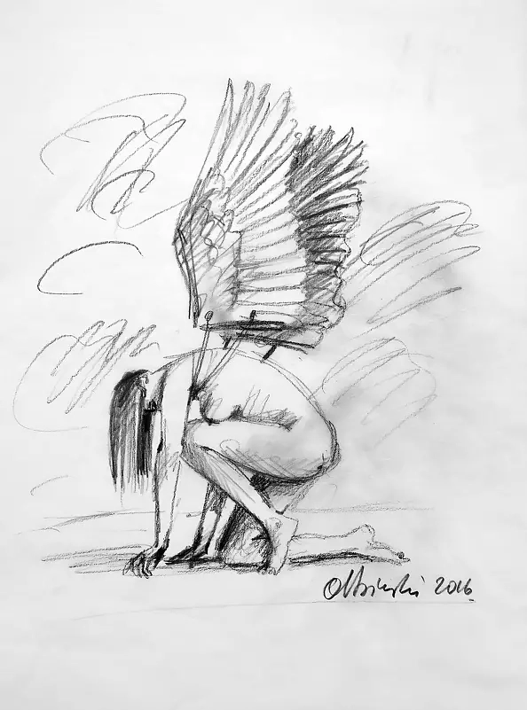 Rafał Olbiński - Matka Ikara