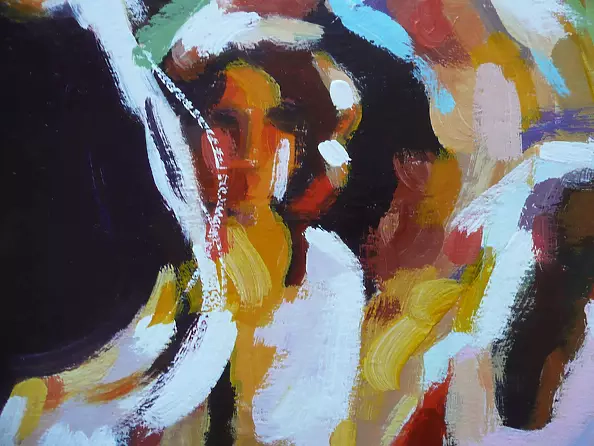 Barbara Gulbinowicz - Mother with a baby in a sling