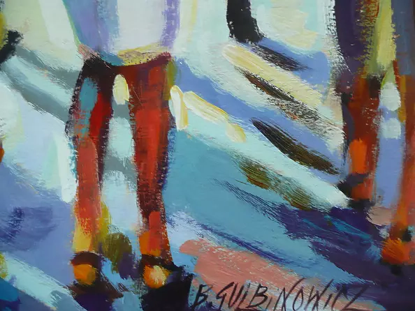 Barbara Gulbinowicz - Mother with a baby in a sling