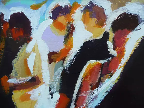 Barbara Gulbinowicz - Mother with a baby in a sling