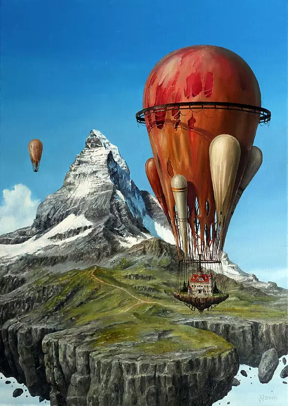 Jarosław Jaśnikowski - Matterhorn - OIL PAINTING