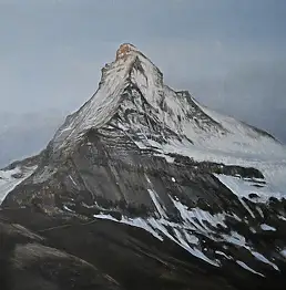 Agnieszka Długołęcka, Matterhorn, Obraz olejny - płótno, 80 x 60