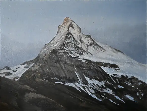 Agnieszka Długołęcka, Matterhorn, Obraz olejny - płótno, 80 x 60