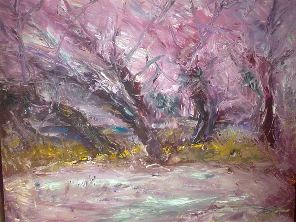 Jacek Kamiński - Mazowieckie willow-winter evening