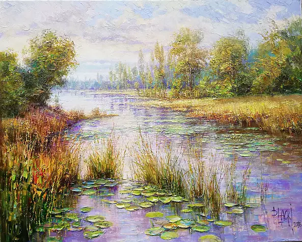 Paweł Łącki - Mazurskie jezioro